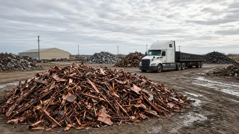 Scrap metal Cedar Rapids yard pickup — scale ticket cash for contractor job-site scrap