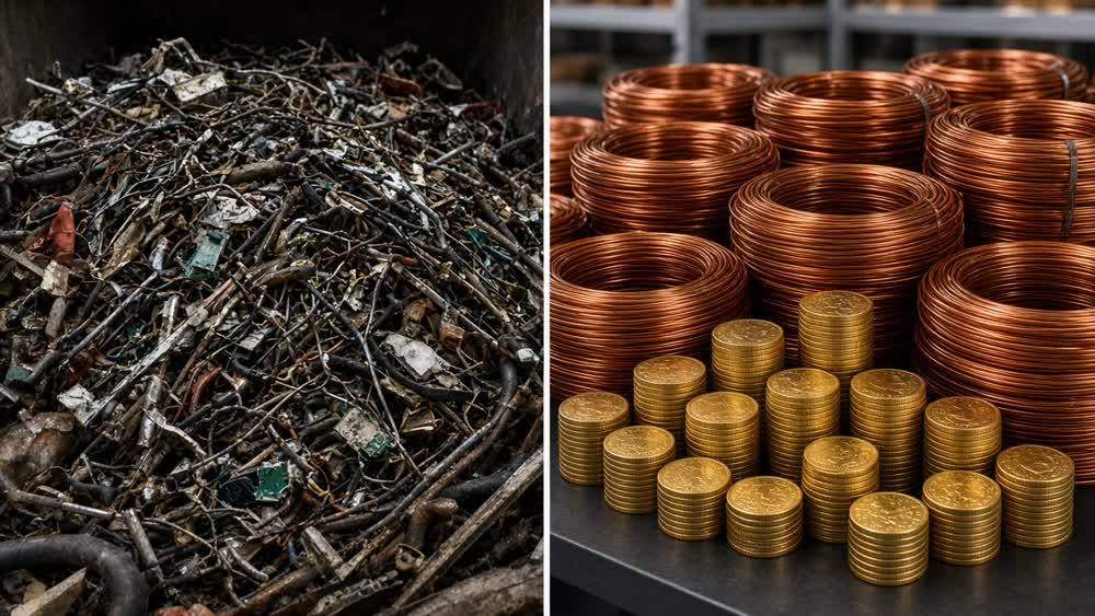 Unsorted vs sorted scrap metal Cedar Rapids — sorted copper wire pays more per pound at the yard